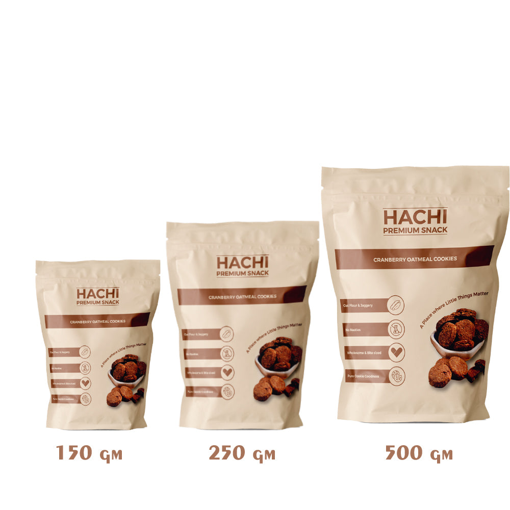 Hachi Cranberry oatmeal cookies- 150,250,500 grams Cranberry oatmeal cookies
