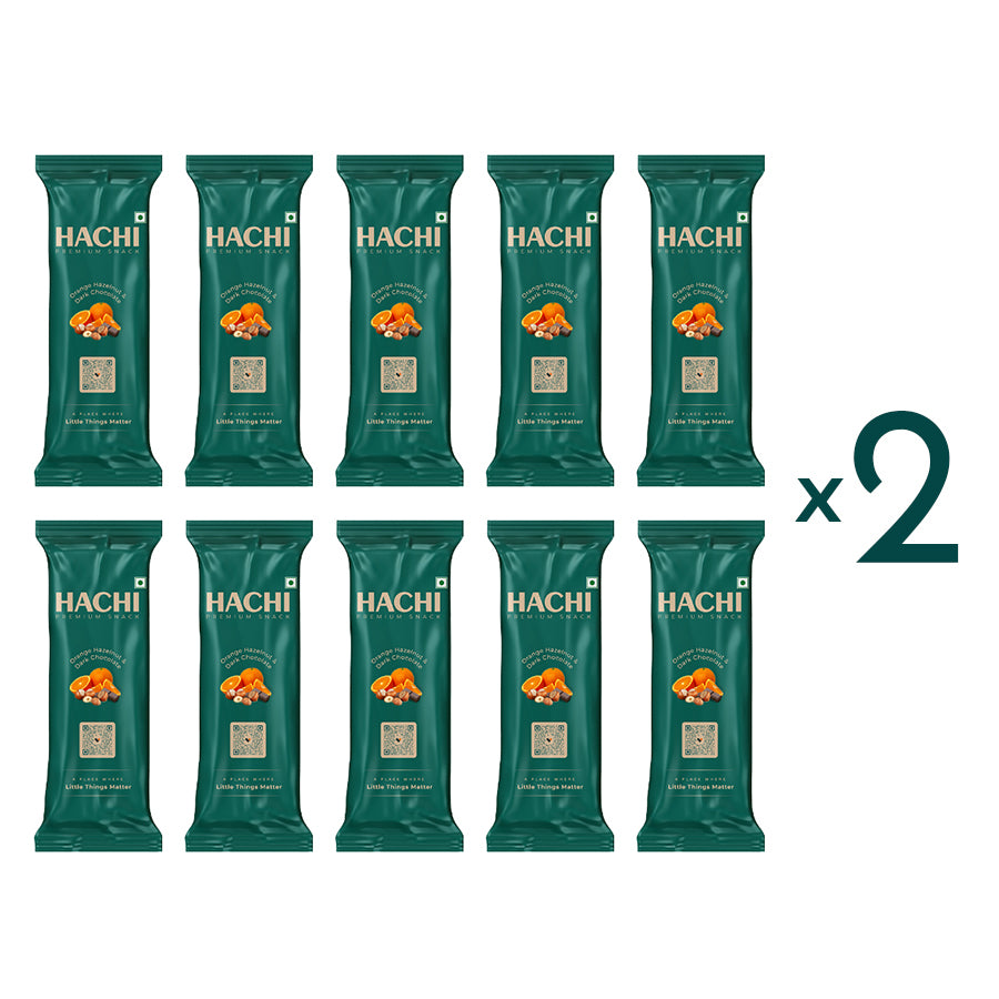 Orange Hazelnut & Dark Chocolate (35gm)