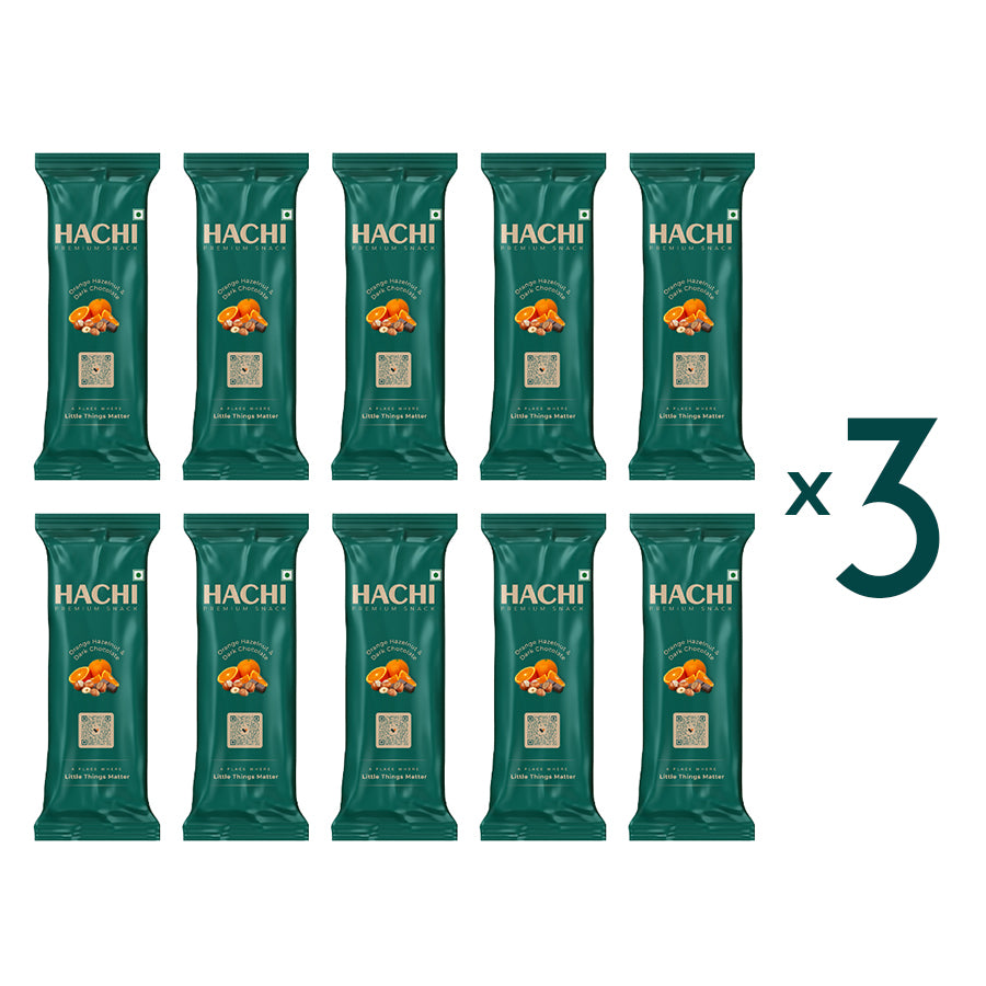 Orange Hazelnut & Dark Chocolate (35gm)