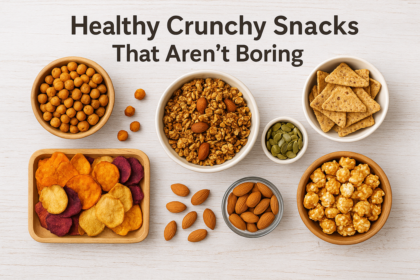 Healthy Crunchy Snacks That Are Tasty & Preservative-Free