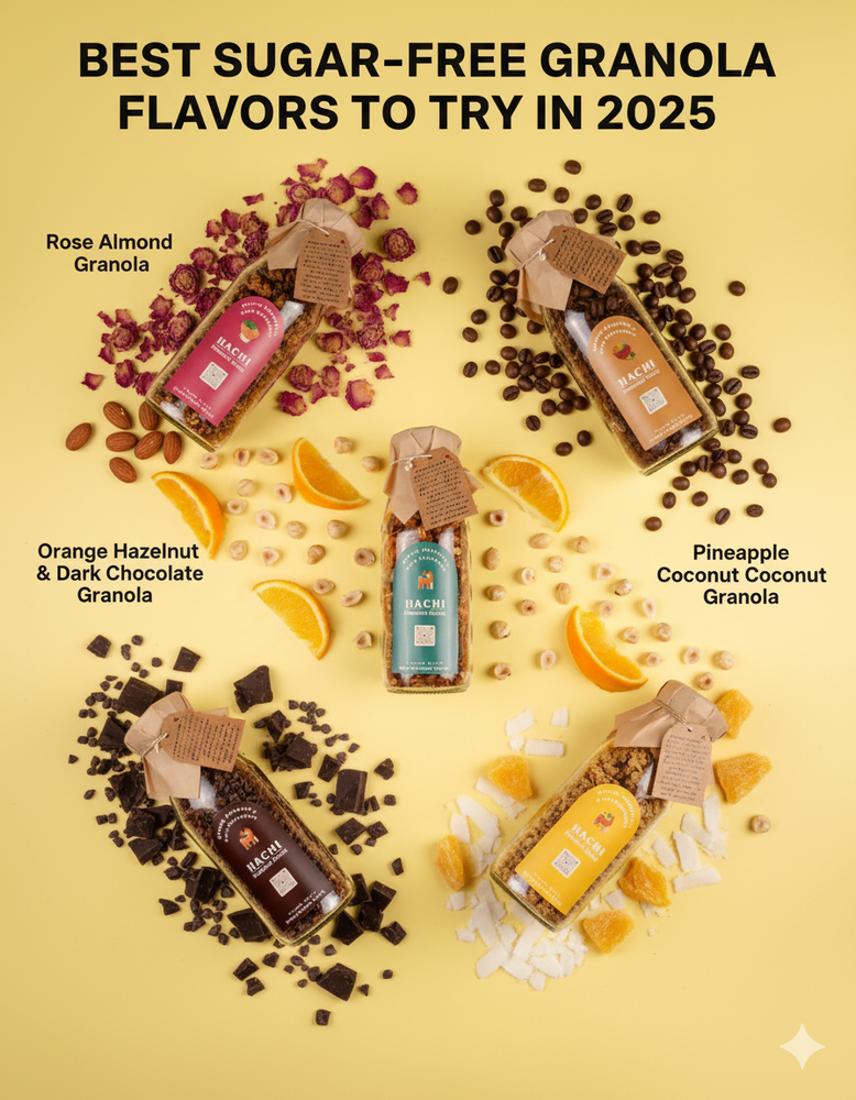 Best Sugar-Free Granola Flavors 2025 | Healthy & Crunchy | Hachi With Love