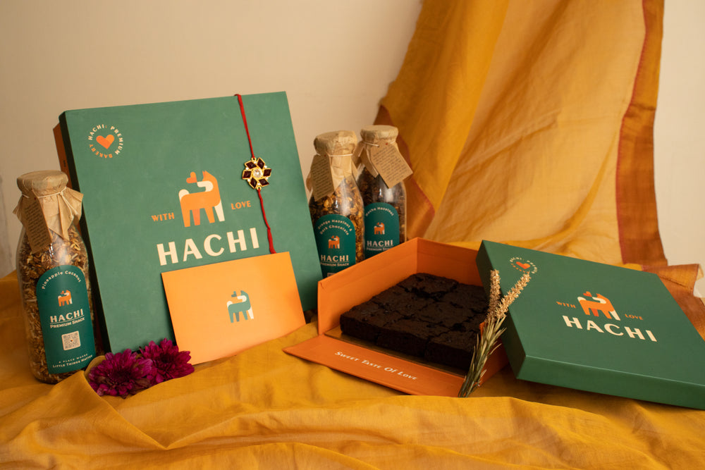 Large Box of Joy hamper – brownies and 3 large granola jars for festive gifting