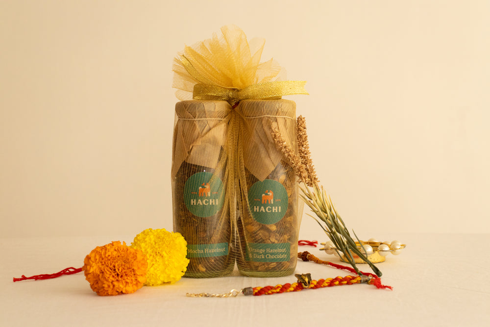 Granola twin jars 100gm each – Classic Delight 3 hamper for Raksha Bandhan